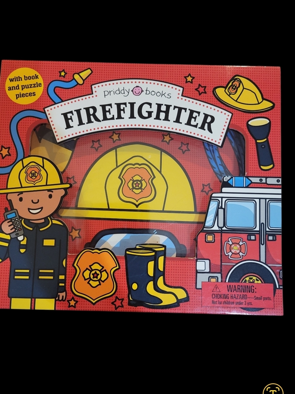 Firefighter Play Set - Red & Yellow